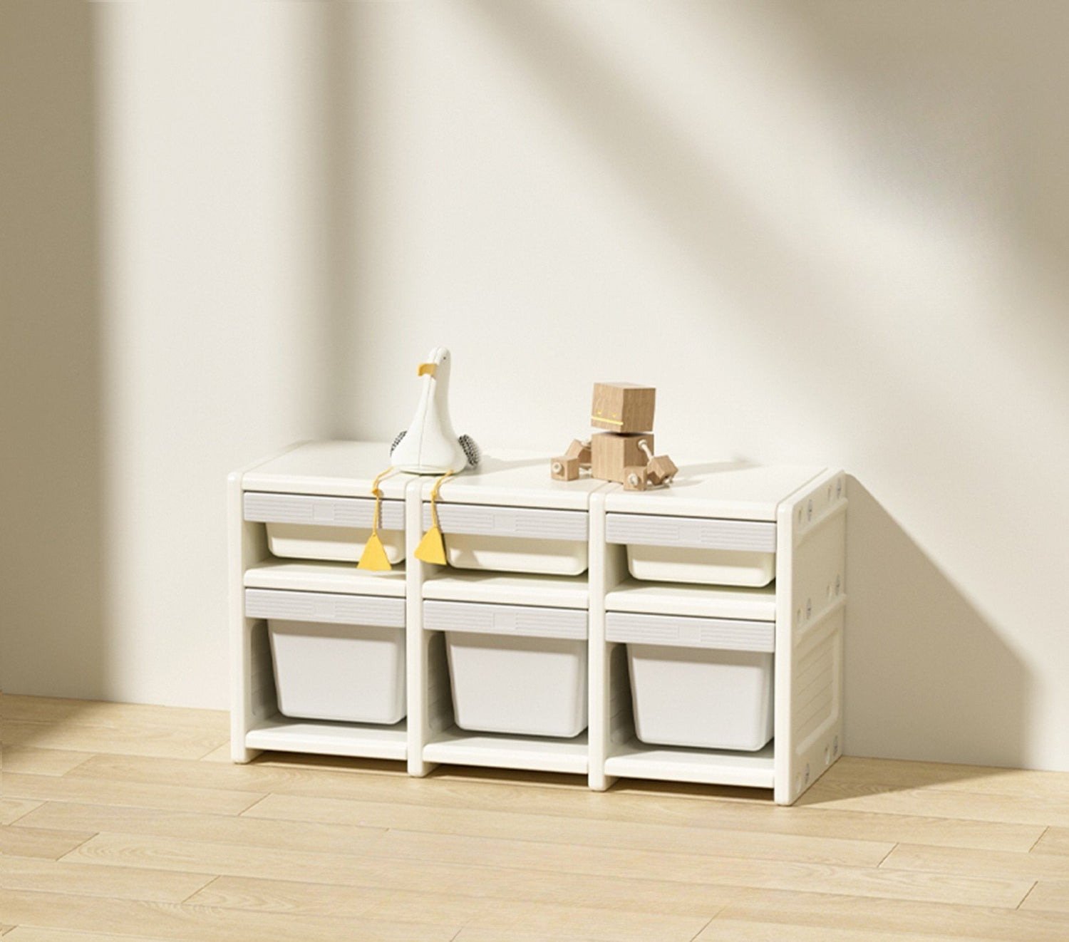 Children's white storage unit with drawers and bins for toy storage nz