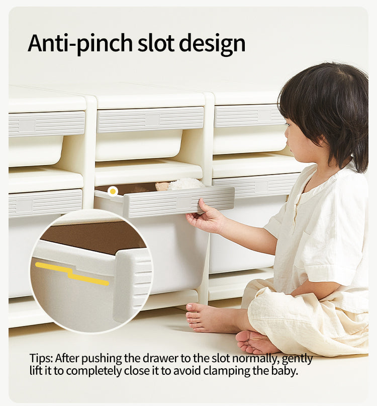 Modular Kids Toy Storage Drawers – Low Set Multi-Tier Organiser