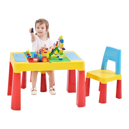 Toddler Table for Building Blocks | Multipurpose Kids Table & Chairs