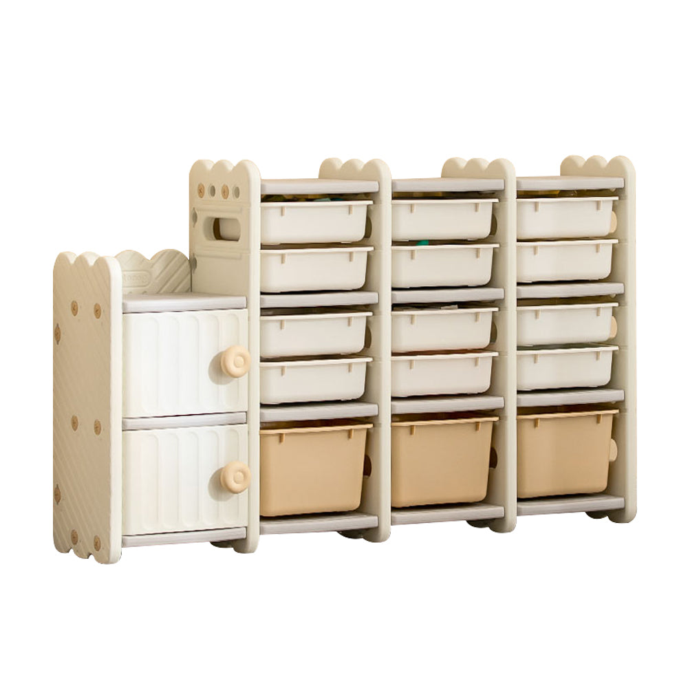 Huge storage unit with multiple drawers and compartments for children's toys NZ