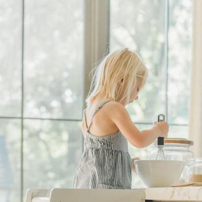 Montessori Learning Towers NZ getting your toddler to help bake