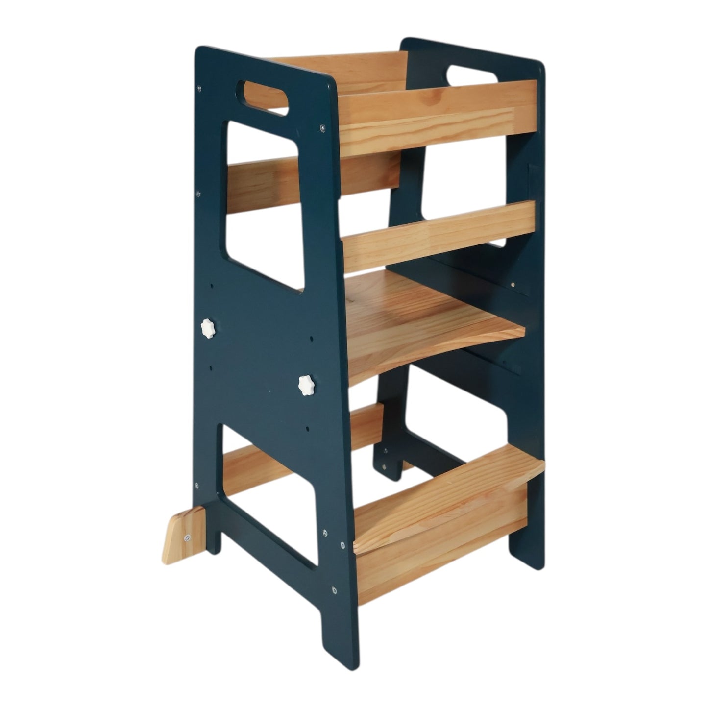 Toddler Tower Montessori Style Kitchen Helper (Navy Blue)