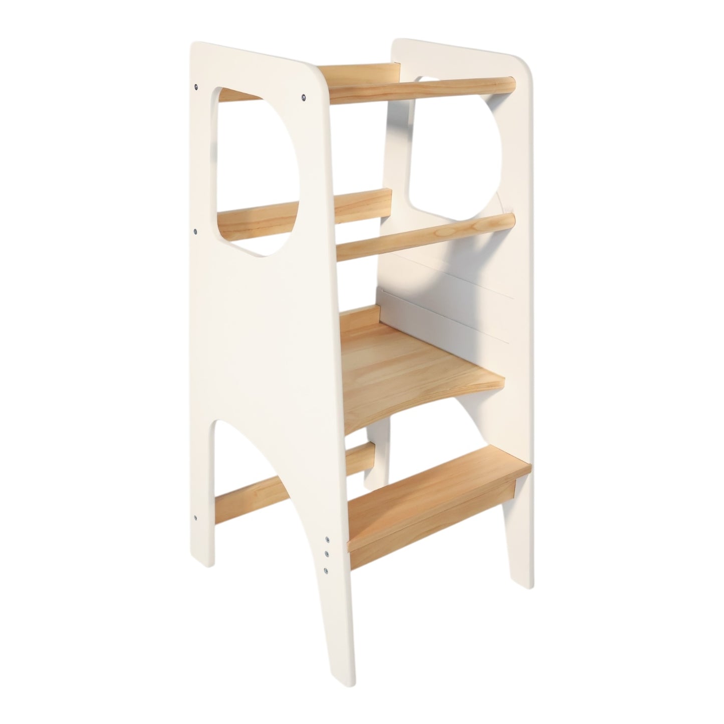 Toddler Tower Montessori Style Kitchen Helper (White)