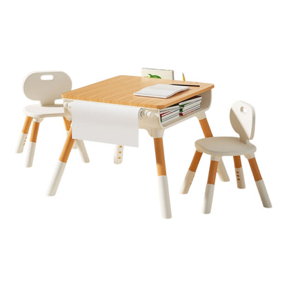 Large children’s desk and chair set for art and learning