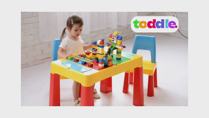 Toddler Table for Building Blocks | Multipurpose Kids Table & Chairs