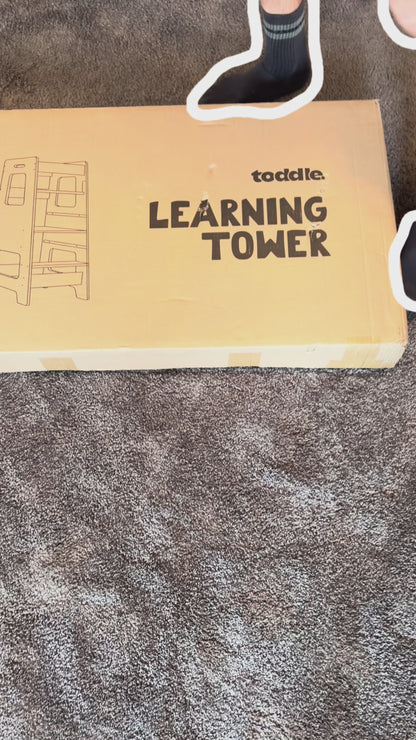 Toddler Tower Montessori Style Kitchen Helper (Wooden)